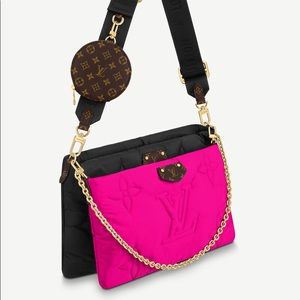 Louis Vuitton Black + Hot Pink Maxi Pillow MPA NEVER USED LTD Fall 2021